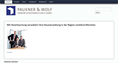 Desktop Screenshot of paukner.com